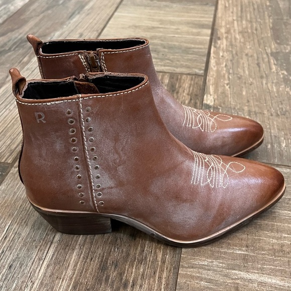 ROAN by Bed Stu Aggie ankle boots size 6.5 - Picture 4 of 10